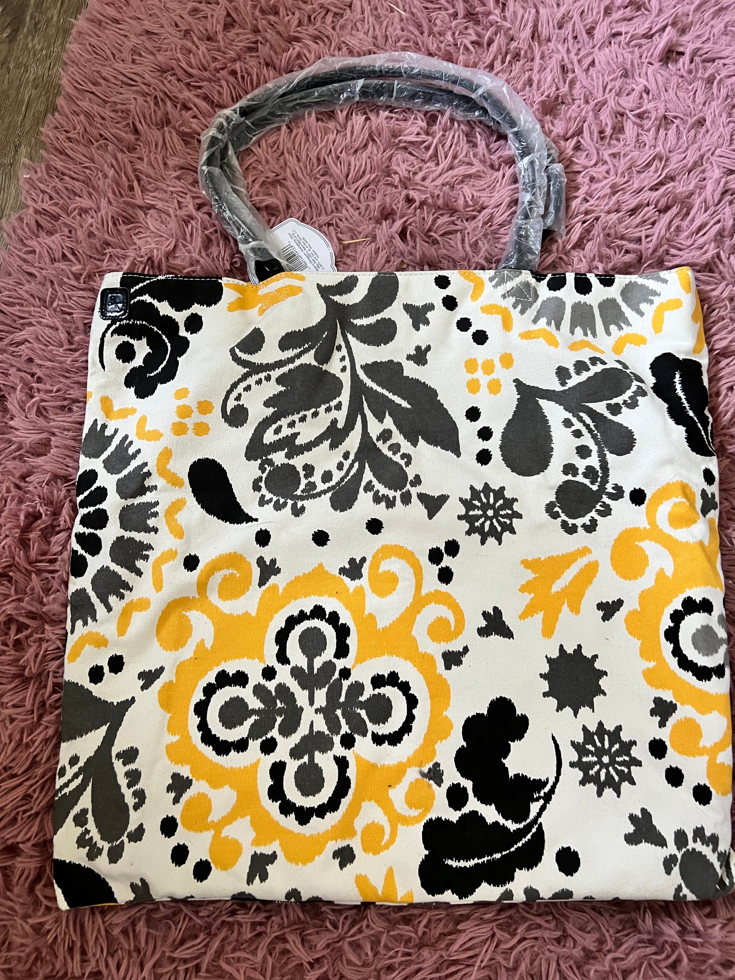 CLEARANCE! XL Yellow and Black Bag