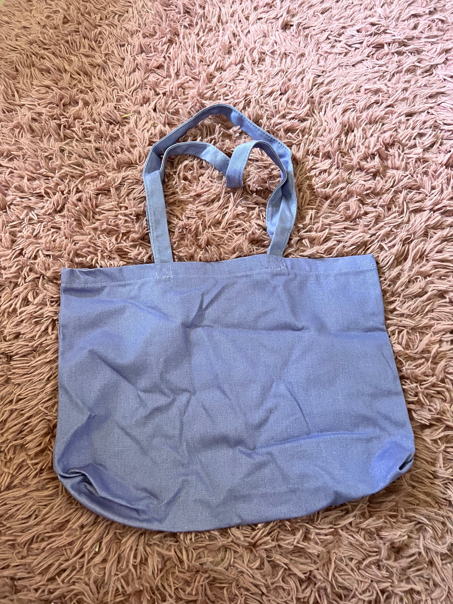 CLEARANCE! Purple Canvas Tote