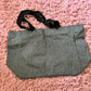 CLEARANCE! Grey XL Zippered Tote