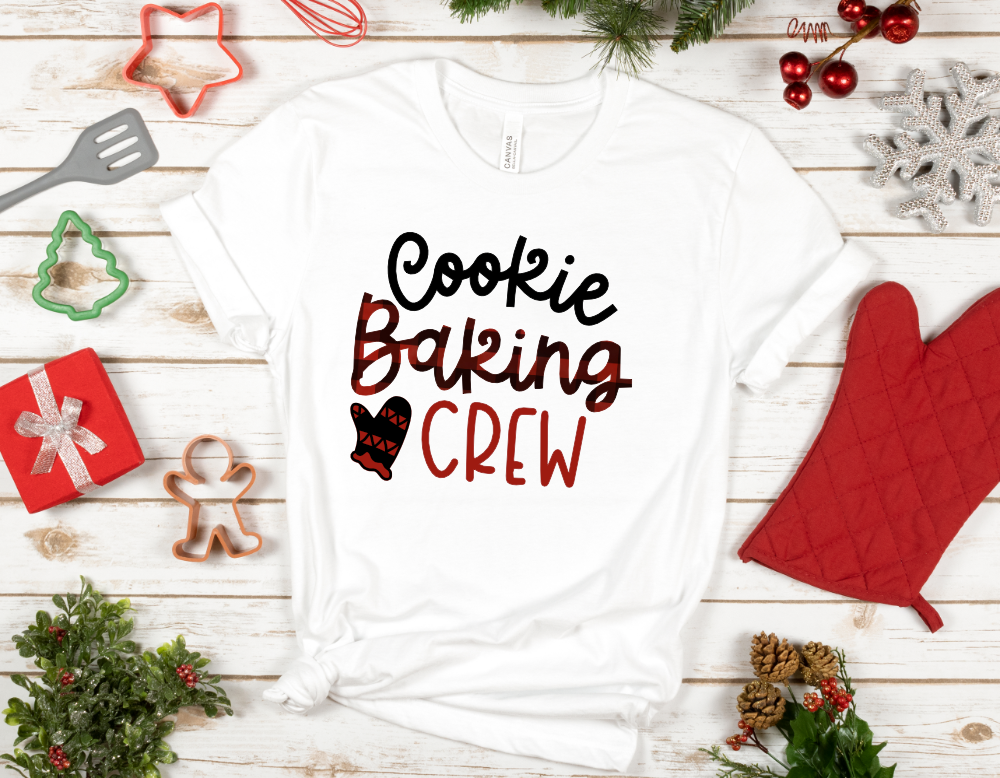 cookie baking crew sublimation transfer