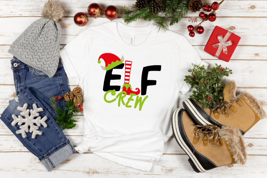 Elf Crew Sublimation Transfer