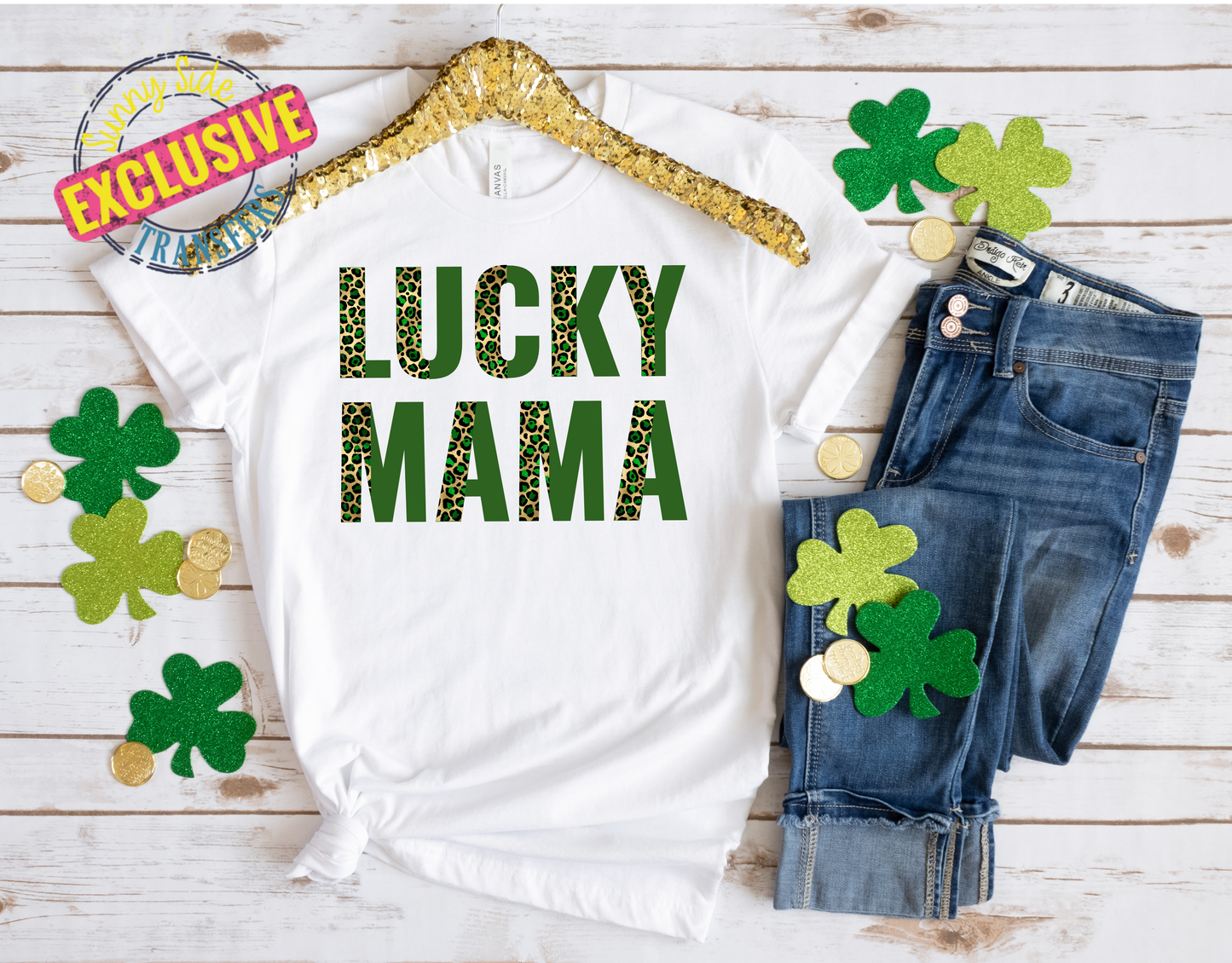 Lucky Mama St. Patrick's Day HTV Transfer