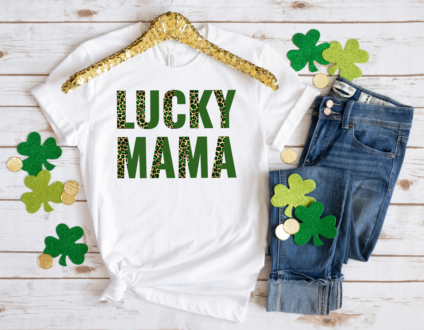 Lucky Mama St. Patrick's Day HTV Transfer