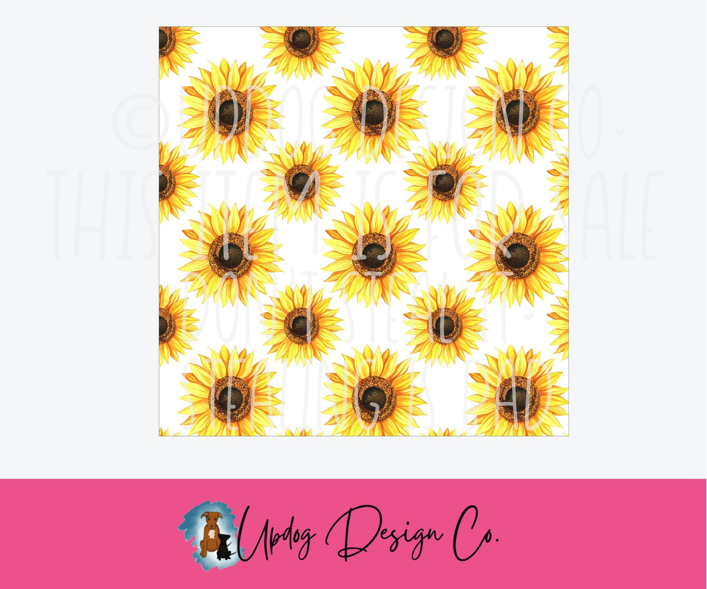 12"x12" Sunflowers #126 Sublimation Print