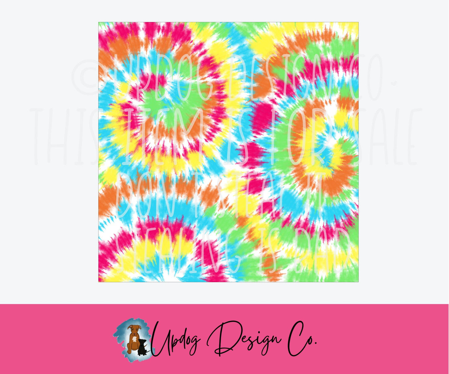 12"x12" Tie Dye #133 Sublimation Print