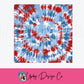 Americana Tie Dye #139 HTV Pattern Sheet