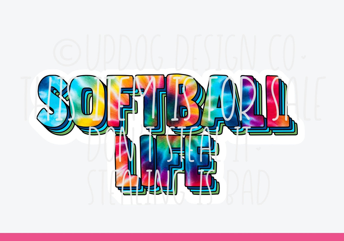 Wholesale Softball Life Decal