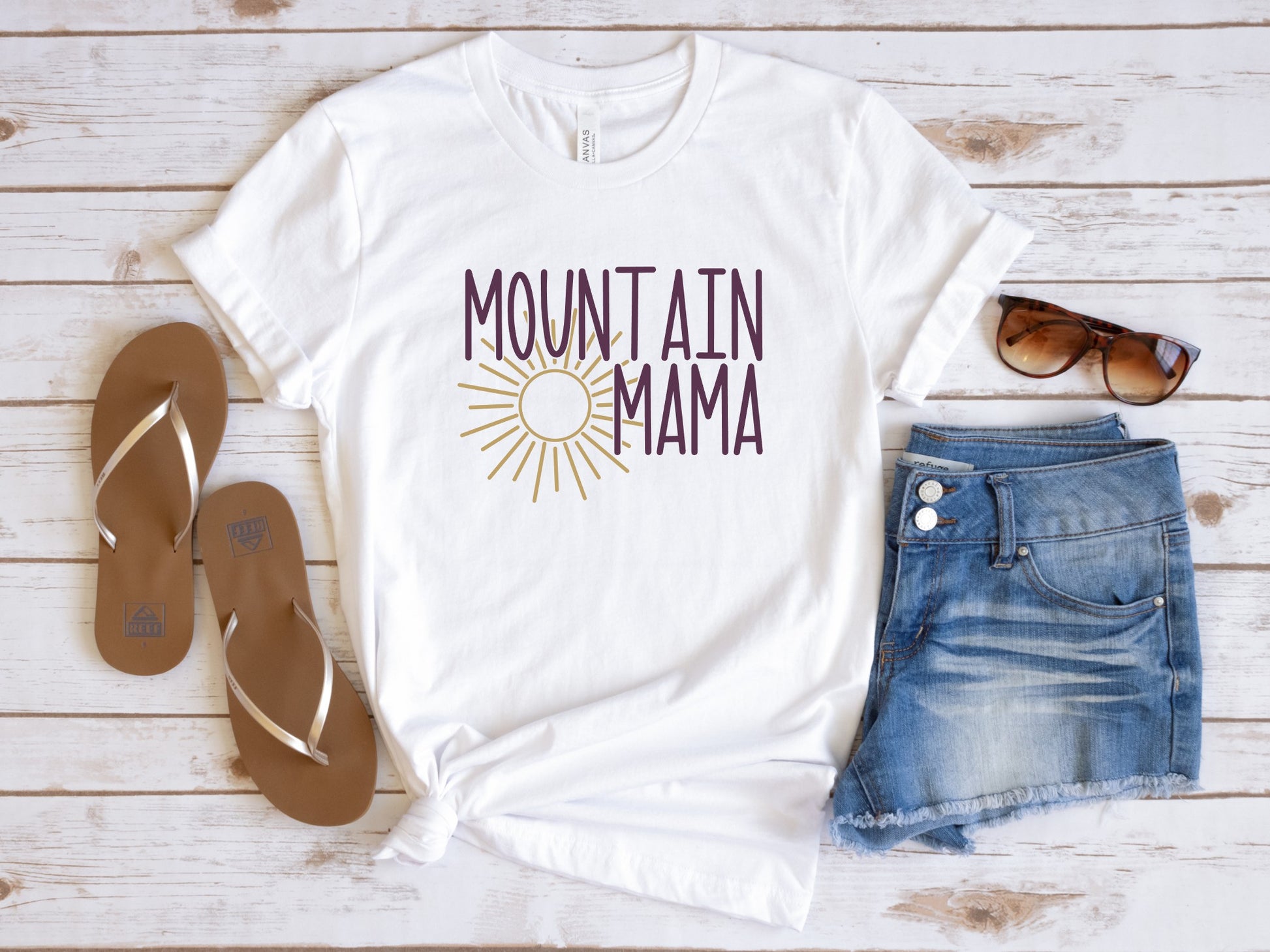 mountain mama sublimation transfer