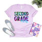 Second Grade Vibes Sublimation Transfer